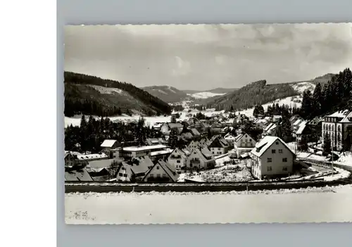 Lenzkirch Winter-Karte / Lenzkirch /Breisgau-Hochschwarzwald LKR