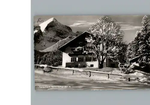 Garmisch-Partenkirchen Pension Reintalerhof, Winterkarte / Garmisch-Partenkirchen /Garmisch-Partenkirchen LKR