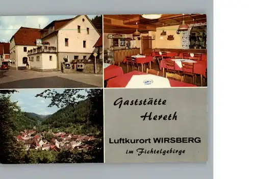 Wirsberg Gaststaette Hereth / Wirsberg /Kulmbach LKR
