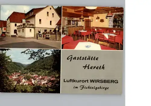 Wirsberg Gaststaette Hereth / Wirsberg /Kulmbach LKR