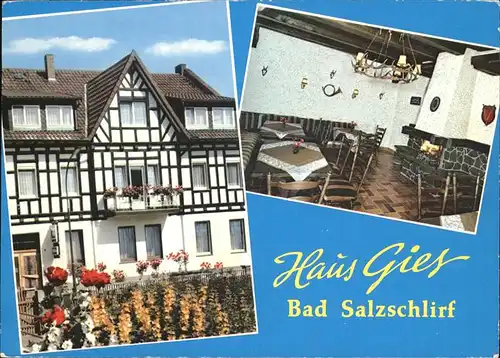 Bad Salzschlirf Haus Gies Kat. Bad Salzschlirf