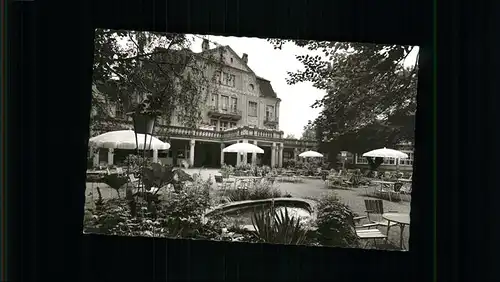 Bad Salzschlirf Terasse Hotel Badehof Kat. Bad Salzschlirf