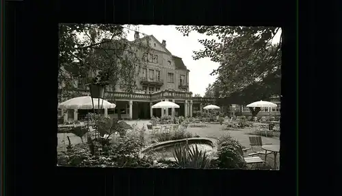 Bad Salzschlirf Terrasse Hotel Badehof Kat. Bad Salzschlirf