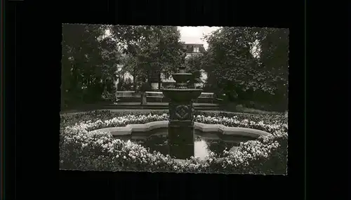 Bad Salzschlirf Springbrunnen Kurpark Kat. Bad Salzschlirf