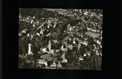 Bad Hersfeld Flugaufnahme Stiftsruine Stadt Kat. Bad Hersfeld