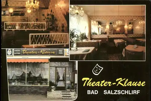 Bad Salzschlirf Theater Klause  Kat. Bad Salzschlirf