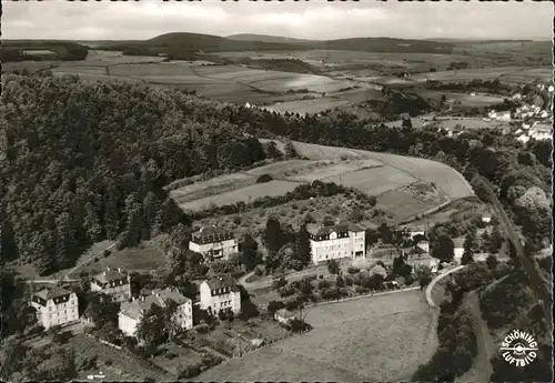 Bad Salzschlirf Flugaufnahme Kurpension  Kat. Bad Salzschlirf