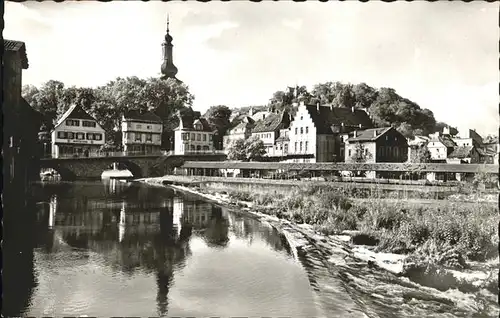 Bad Kreuznach Radiumsohlbad Brueckenhaeuser Pauluskirche Kauzenburg Kat. Bad Kreuznach