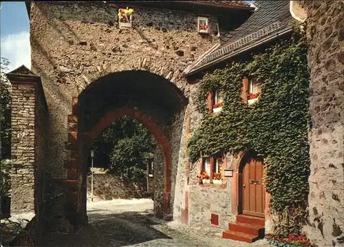 Friedberg Hessen Noerdliches Burgtor Kat. Friedberg (Hessen)