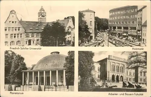 Jena Friedrich Schiller Universitaet Holzmarkt Planetarium Kat. Jena