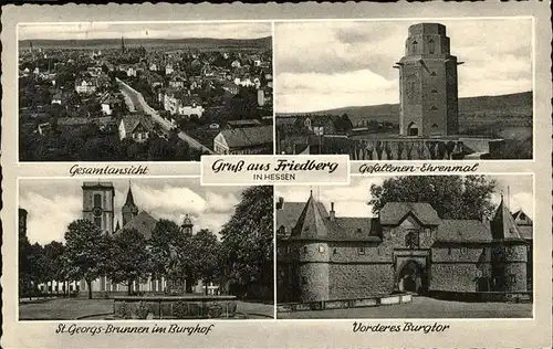 Friedberg Hessen  Kat. Friedberg (Hessen)