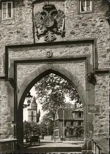 Friedberg Hessen Burg Hauptportal Kat. Friedberg (Hessen)