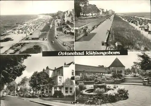 Kuehlungsborn Ostseebad Strand Konzertgarten Cafe Ost Kat. Kuehlungsborn