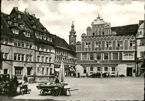 Weimar Thueringen Alter Marktplatz / Weimar /Weimar Stadtkreis