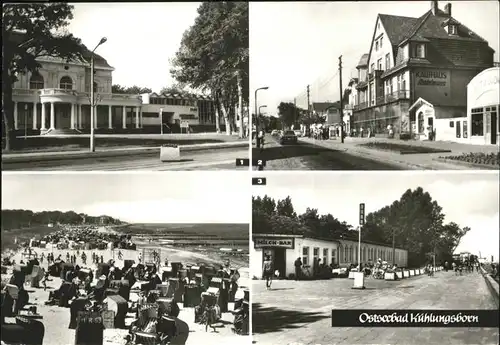 Kuehlungsborn Meerwasserschwimmhalle Maxim Gorki Str. Strandpromenade Kat. Kuehlungsborn