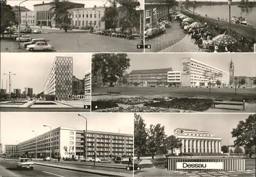 Dessau-Rosslau HO Gaststaette Kornhaus Wilhelm Pieck Str. August Bebel Str. Landestheater / Dessau-Rosslau /Anhalt-Bitterfeld LKR