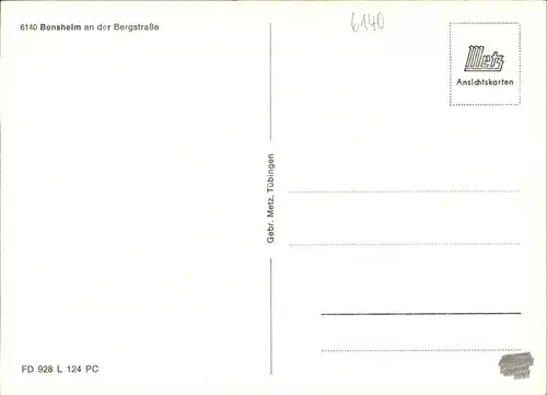 Bensheim Strand Kat. Bensheim