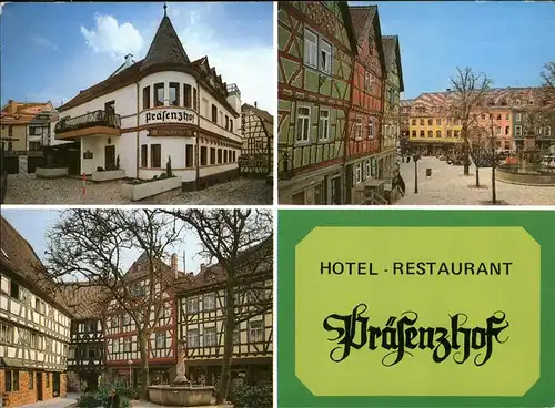 Bensheim Hotel Restaurant Praesenzhof Kat. Bensheim