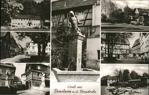 Bensheim Brunnen Kat. Bensheim