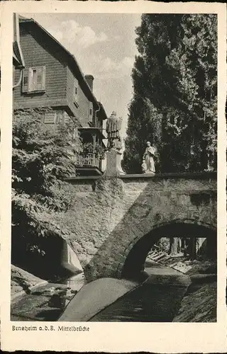 Bensheim Mittelbruecke Kat. Bensheim