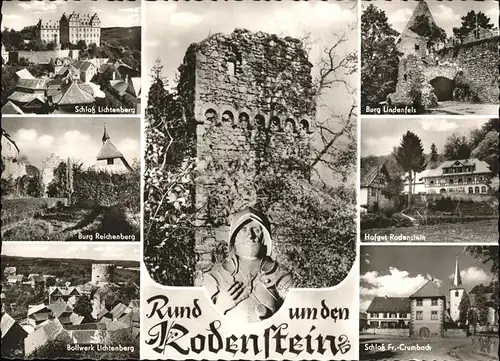 Bad Koenig Rodenstein Hofgut Schloss Crumbach Bollwerk Lichtenberg Kat. Bad Koenig