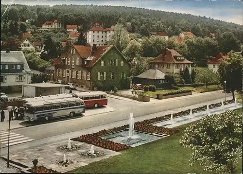 Bad Koenig Wasserspiele Bahnhofsanlagen Kat. Bad Koenig