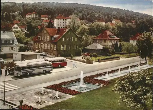 Bad Koenig Wasserspiele Bahnhofsanlagen Buse Kat. Bad Koenig