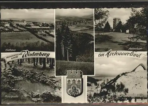 Winterberg Kurhaus Astenturm Ruhrquelle Kat. Winterberg