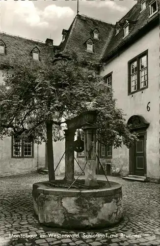Montabaur Schlosshof Brunnen Kat. Montabaur