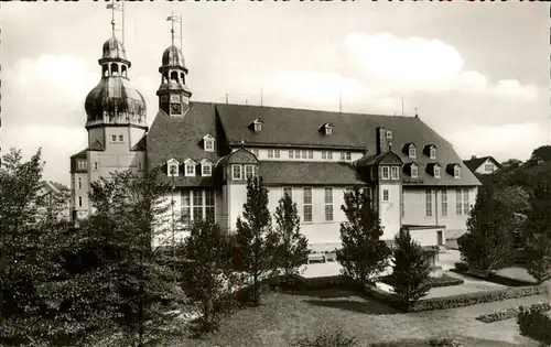 Clausthal-Zellerfeld Marktkirche Zum Heiligen Geist groesste Holzkirche Deutschlands Kat. Clausthal-Zellerfeld