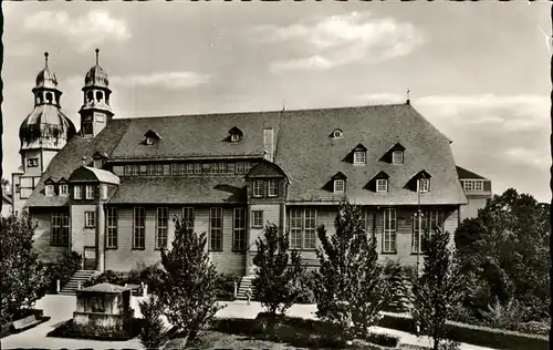 Clausthal-Zellerfeld Marktkirche Zum Heiligen Geist groesste Holzkirche Deutschlands Kat. Clausthal-Zellerfeld