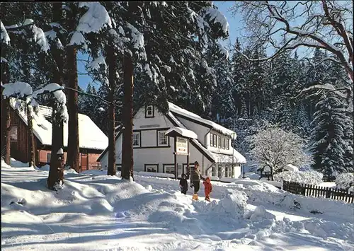 Clausthal-Zellerfeld Forsthaus Untere Innerste Winterimpressionen Kat. Clausthal-Zellerfeld