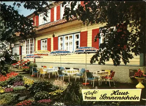 Clausthal-Zellerfeld Cafe Pension Haus Sonnenschein Kat. Clausthal-Zellerfeld
