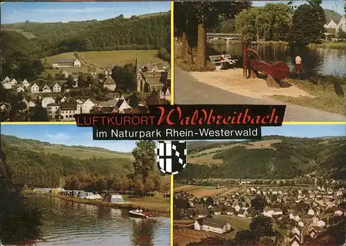 Waldbreitbach Teilansichten Luftkurort Waldbreitbach Campingplatz Naturpark Kat. Waldbreitbach