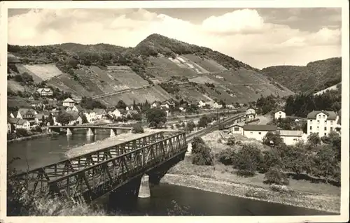 Obernhof Lahn Eisenbahnbruecke *