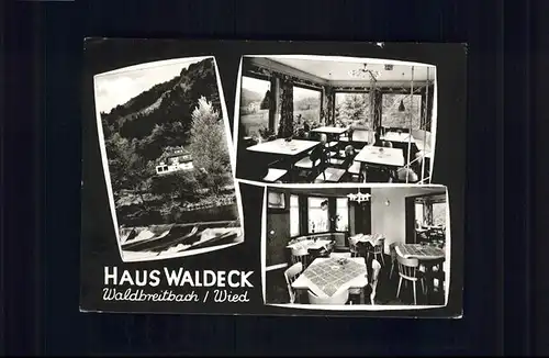 Waldbreitbach Haus Waldeck Wied Hotel Pension Cafe x