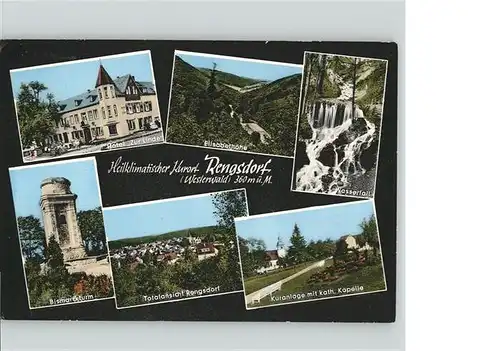 Rengsdorf Hotel zur Linde Elisabethoehe Bismarckturm Kuranlage x