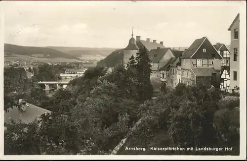 Arnsberg Westfalen Arnsberg Kaiserpfoertchen Landsburger Hof x / Arnsberg /Hochsauerlandkreis LKR