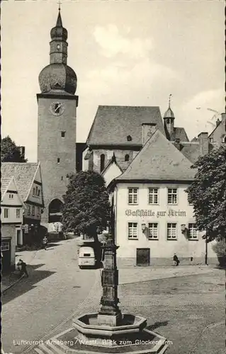 Arnsberg Westfalen Arnsberg Glockenturm Brunnen x / Arnsberg /Hochsauerlandkreis LKR