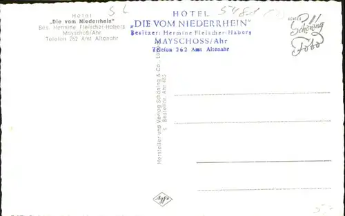 Mayschoss Hotel Die vom Niederrhein *