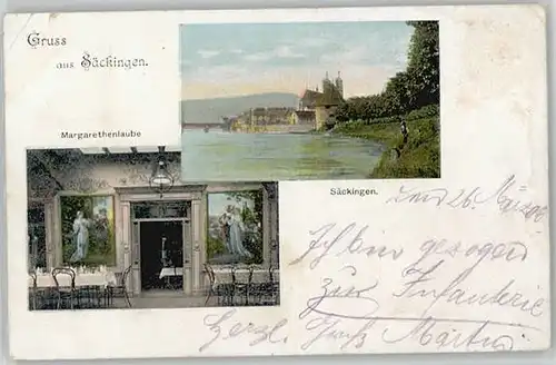 Bad Saeckingen Bad Saeckingen Margarethenlaube  x 1900 / Bad Saeckingen /Waldshut LKR