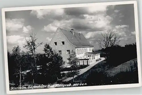 Bad Kohlgrub Bad Kohlgrub Kurheim Gagershoehe ungelaufen ca. 1955 / Bad Kohlgrub /Garmisch-Partenkirchen LKR