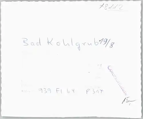 Bad Kohlgrub Fliegeraufnahme o 1964