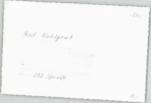Bad Kohlgrub  o 1964