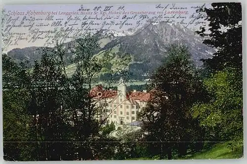 Lenggries Schloss Hohenburg x 1911