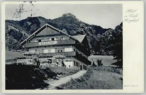 Lenggries Hotel Berghof x 1935