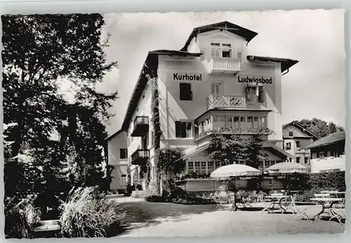 Bad Aibling Bad Aibling Hotel Ludwigsbad ungelaufen ca. 1955 / Bad Aibling /Rosenheim LKR