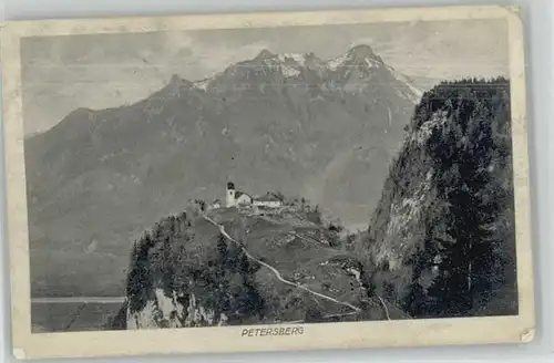 Brannenburg [Stempelabschlag] Petersberg Feldpost x 1917
