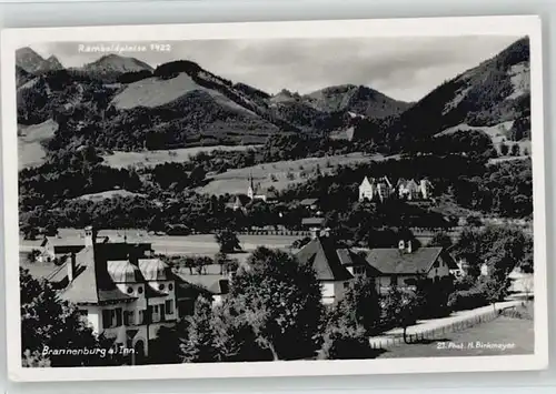 Brannenburg Brannenburg  ungelaufen ca. 1955 / Brannenburg /Rosenheim LKR