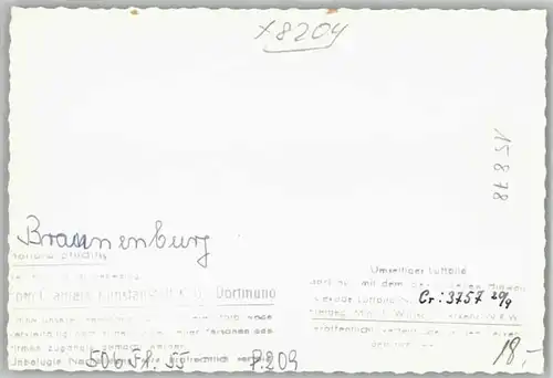 Brannenburg Brannenburg Fliegeraufnahme ungelaufen ca. 1955 / Brannenburg /Rosenheim LKR